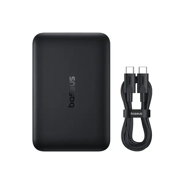 MR4_145748 Зовнішній акумулятор power bank baseus enerfill fm11 ultra-mini magnetic 22.5w 10 000mah, чорний p1008210e123-00 