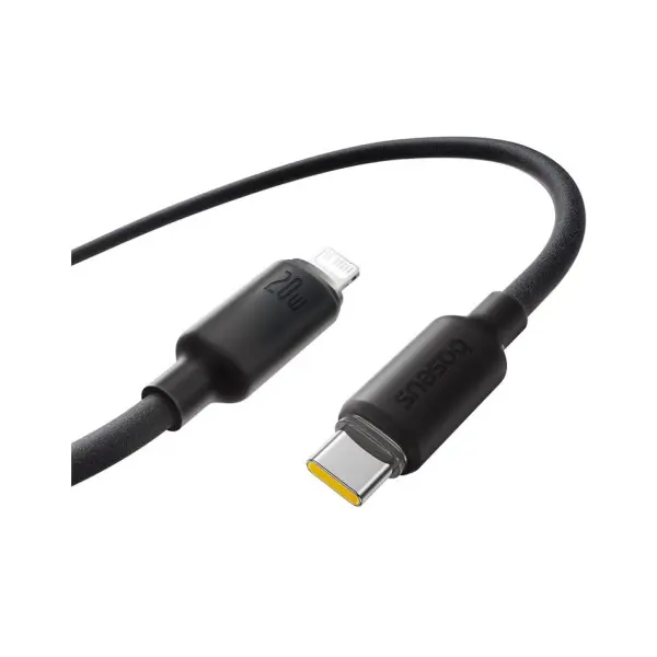 MR4_145756 Кабель pd baseus foamed silicone type-c to lightning 20w 1m, чорний e0426a00 