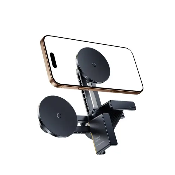 АВТОТРИМАЧ BASEUS T-SPACE TC1 MAGSAFE CENTRAL SCREEN MOUNT (CORNER VERSION), ЧОРНИЙ C0013501