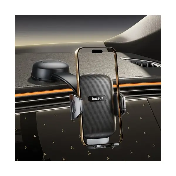 MR4_145763 Автотримач baseus primetrip c03 air clamping car mount (suction cup version), чорний c0013c01 