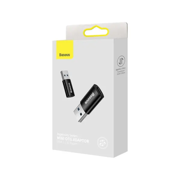 MR4_145671 Перехідник baseus ingenuity series mini otg adaptor usb 3.1 to type-c zjjq000101 