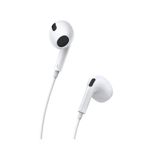НАВУШНИКИ BASEUS ENCOK 3.5MM LATERAL IN-EAR WIRED EARPHONE H17, БІЛИЙ NGCR020002