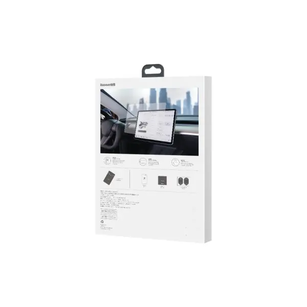 ЗАХИСНЕ СКЛО BASEUS 0.3MM FULL-GLASS CRYSTAL ANTI-FINGERPRINT ДЛЯ TESLA MODEL 3/Y 15 TRANSPARENT SGBL062402