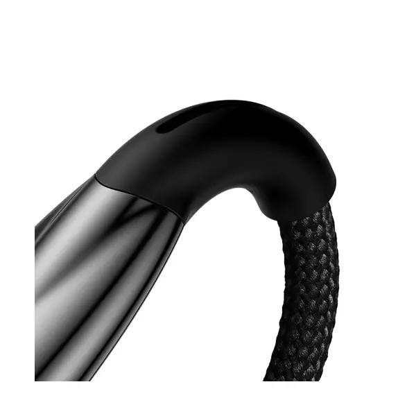 КАБЕЛЬ PD BASEUS GLIMMER SERIES FAST CHARGING DATA CABLE TYPE-C TO TYPE-C 100W 1M, ЧОРНИЙ CADH000701