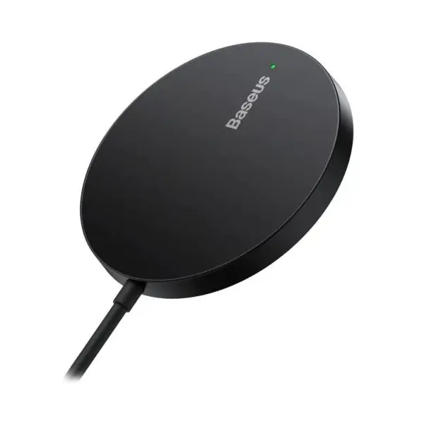 MR4_145687 Бездротовий зарядний пристрій baseus simple mini3 magnetic wireless charger 15w, чорний ccjj040001 