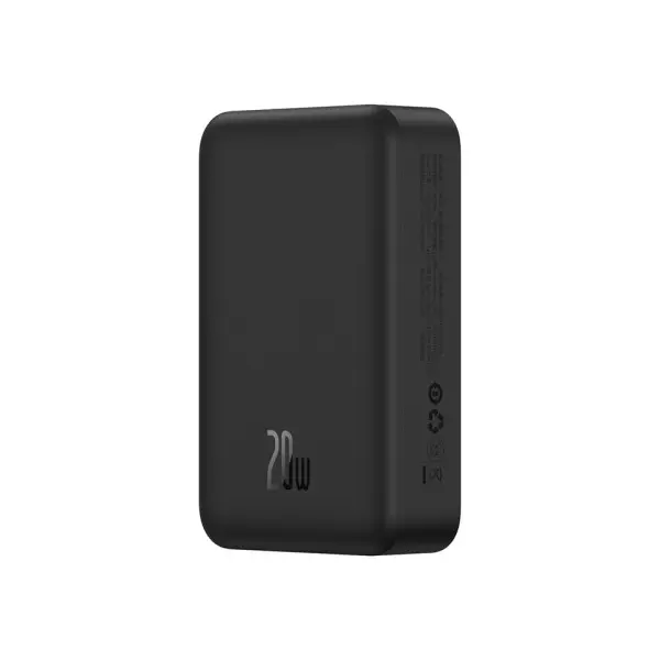 ЗОВНІШНІЙ АКУМУЛЯТОР POWER BANK BASEUS MAGNETIC MINI WIRELESS FAST CHARGE 20 000MAH 20W, ЧОРНИЙ PPCX150001