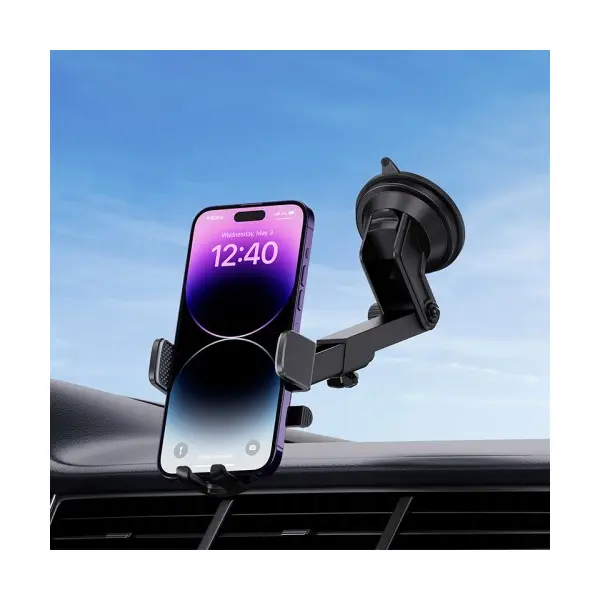 АВТОТРИМАЧ BASEUS ULTRACONTROL PRO SERIES CLAMP-TYPE CAR HOLDER SET CLUSTER, ЧОРНИЙ C40351600113-00