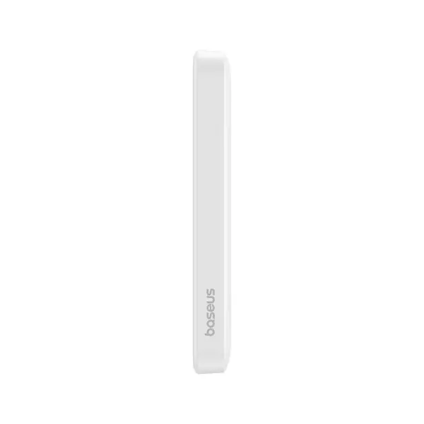 ЗОВНІШНІЙ АКУМУЛЯТОР POWER BANK BASEUS MAGNETIC MINI WIRELESS FAST CHARGE 5 000MAH 20W, БІЛИЙ P10022107223-00
