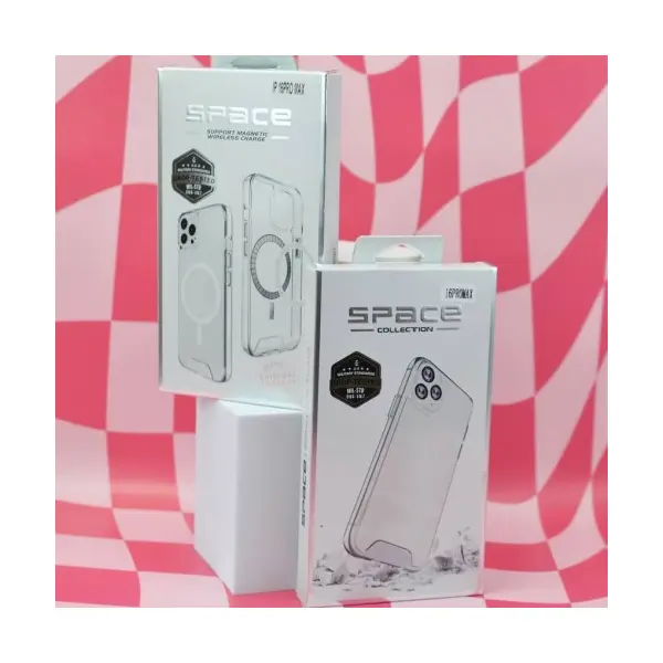 ЧОХОЛ SPACE MAGSAFE DROP PROTECTION ДЛЯ IPHONE 13 TRANSPARENT