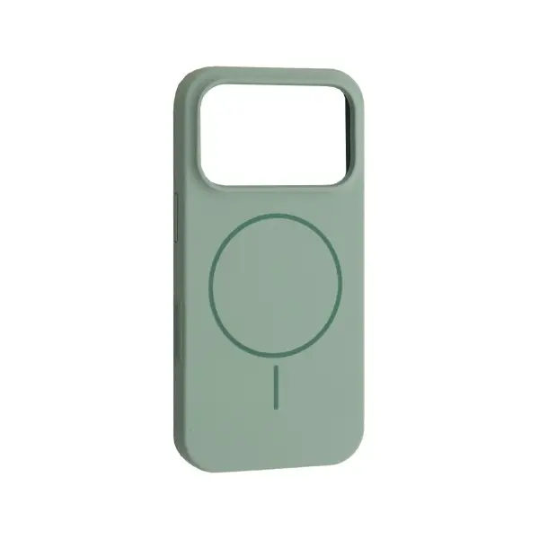 ЧОХОЛ SILICONE CASE WITH MAGSAFE ДЛЯ IPHONE 17 PRO MAX LIGHT CYAN