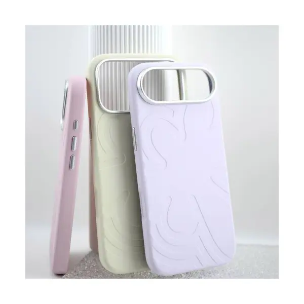 MR4_145904 Чохол flower liquid silicone case magsafe для iphone 17 pro max, чорний PRC