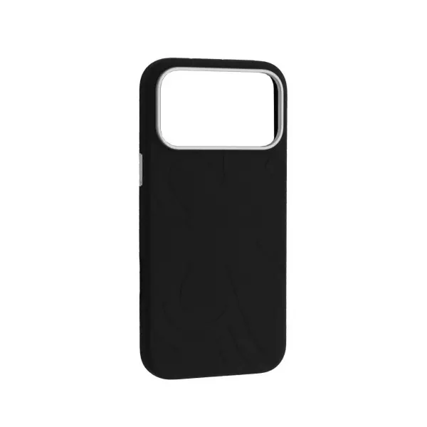 MR4_145883 Чохол flower liquid silicone case magsafe для iphone 17 pro, чорний 