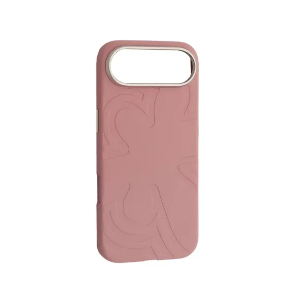 ЧОХОЛ FLOWER LIQUID SILICONE CASE MAGSAFE ДЛЯ IPHONE 17 AIR CHERRY BLOSSOM РОЖЕВИЙ