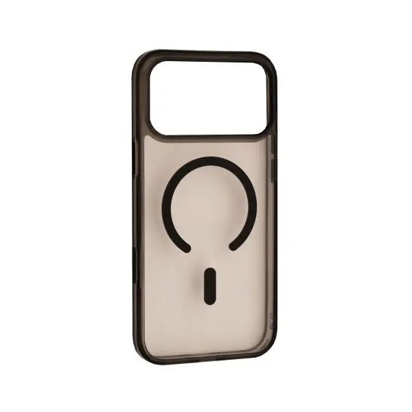 MR4_145939 Чохол crystal frame magsafe для iphone 17 pro, чорний 