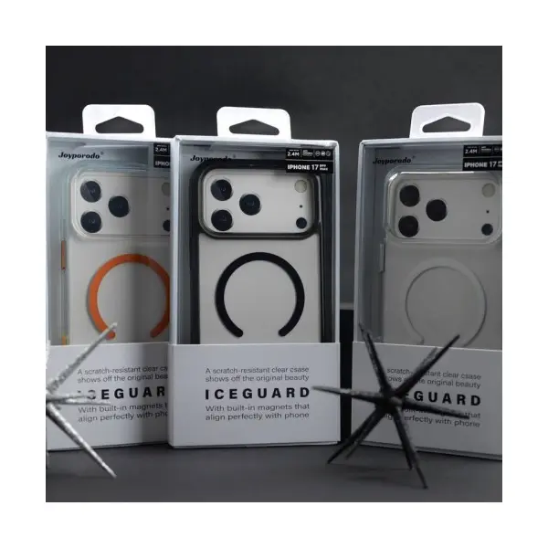 ЧОХОЛ CRYSTAL FRAME MAGSAFE ДЛЯ IPHONE 17 PRO ПОМАРАНЧЕВИЙ