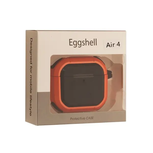 ЧОХОЛ ДЛЯ AIRPODS 3 BODYGUARD CASE, ЧОРНИЙ ПОМАРАНЧЕВИЙ
