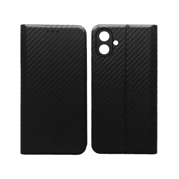 ЧЕХОЛ-КНИЖКА CARBONE ДЛЯ SAMSUNG A07 (A075), ЧОРНИЙ