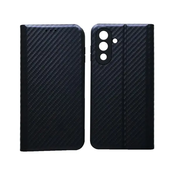 ЧЕХОЛ-КНИЖКА CARBONE ДЛЯ SAMSUNG A17 4G, 5G DARK СИНІЙ
