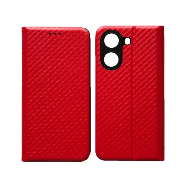 ЧЕХОЛ-КНИЖКА CARBONE ДЛЯ REDMI A5 EU 173 MM ЧЕРВОНИЙ