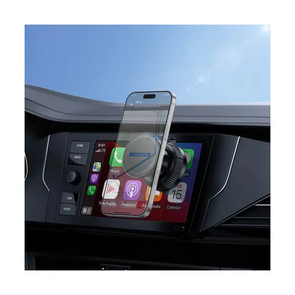 АВТОТРИМАЧ МАГНІТНИЙ BOROFONE BH139 RIDER VACUUM SUCTION CUP MAGNETIC HOLDER (UNIVERSAL), ЧОРНИЙ