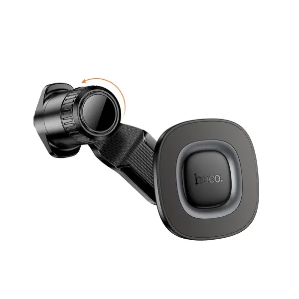 АВТОТРИМАЧ HOCO H74 CROWN RING MAGNETIC CAR HOLDER (AIR OUTLET), ЧОРНИЙ METAL, СІРИЙ