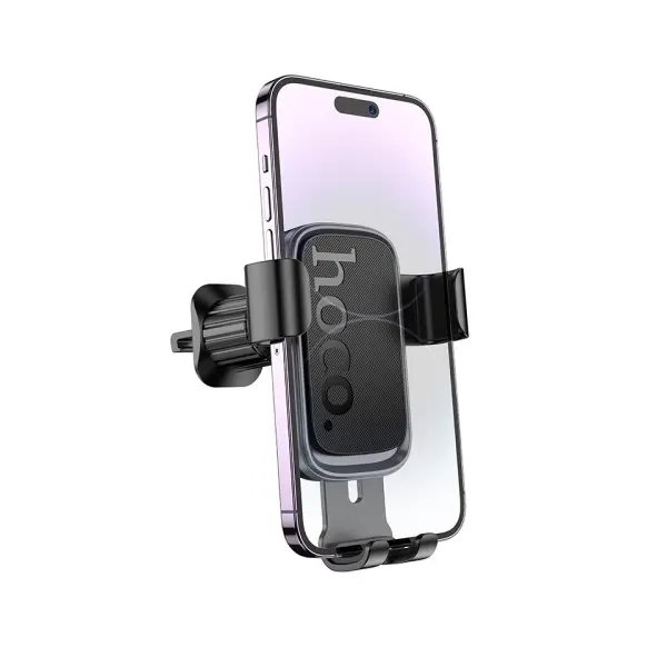 АВТОТРИМАЧ HOCO H80 VISTA GRAVITY CAR HOLDER (AIR OUTLET), ЧОРНИЙ METAL, СІРИЙ