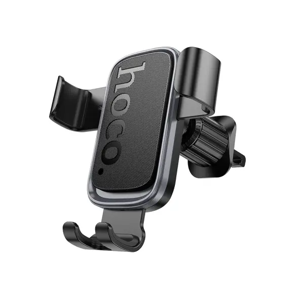 АВТОТРИМАЧ HOCO H80 VISTA GRAVITY CAR HOLDER (AIR OUTLET), ЧОРНИЙ METAL, СІРИЙ