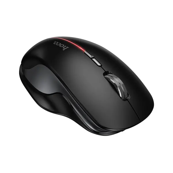 КОМПЮТЕРНА МИШКА HOCO GM40 DIXON RGB DUAL-MODE WIRELESS MOUSE (RECHARGEABLE VERSION) DARK NIGHT, ЧОРНИЙ