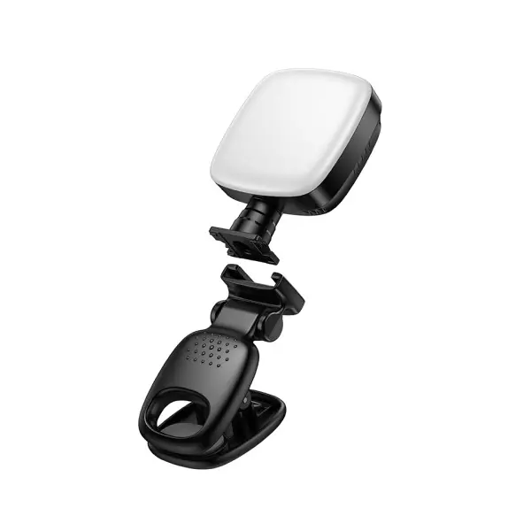 ПОРТАТИВНА ЛАМПА HOCO K28 BEAUTY MINI FILL LIGHT, ЧОРНИЙ