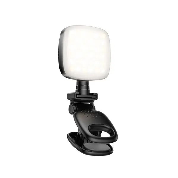 ПОРТАТИВНА ЛАМПА HOCO K28 BEAUTY MINI FILL LIGHT, ЧОРНИЙ