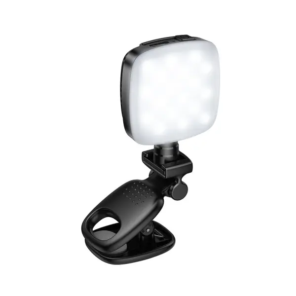 ПОРТАТИВНА ЛАМПА HOCO K28 BEAUTY MINI FILL LIGHT, ЧОРНИЙ