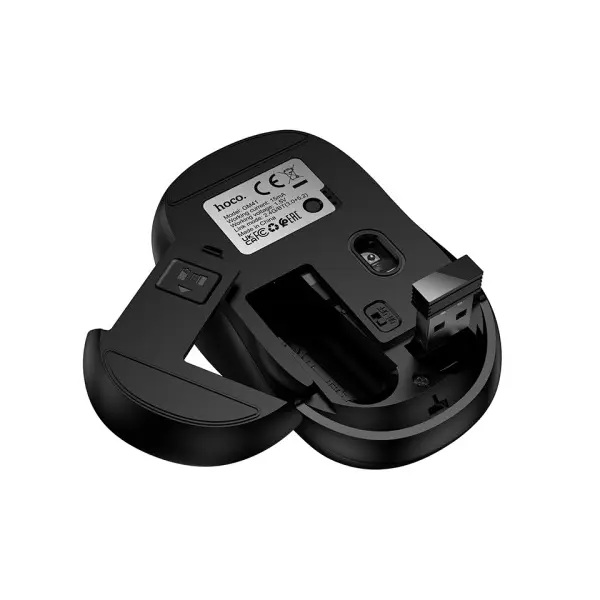 MR4_146169 Компютерна мишка hoco gm41 exciting dual-mode business wireless mouse, чорний 