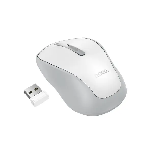 КОМПЮТЕРНА МИШКА HOCO GM41 EXCITING DUAL-MODE BUSINESS WIRELESS MOUSE, БІЛИЙ
