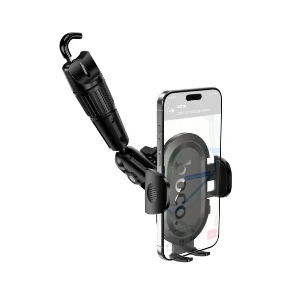 АВТОТРИМАЧ HOCO H88 RALLY ULTRA-THIN CAR HOLDER (REAR VIEW MIRROR), ЧОРНИЙ
