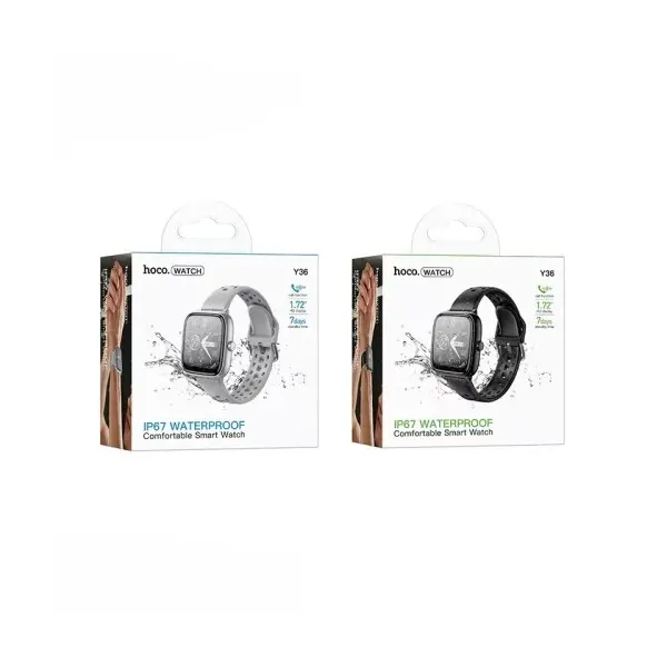 СМАРТ-ГОДИННИК HOCO Y36 SMART WATCH (CALL VERSION), ЧОРНИЙ