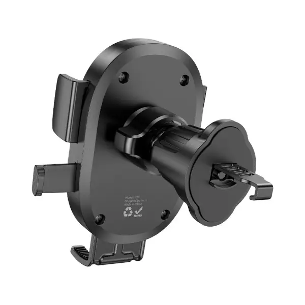 АВТОТРИМАЧ HOCO H18 MIGHTY ONE-BUTTON CAR HOLDER (AIR OUTLET), ЧОРНИЙ