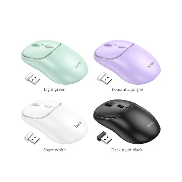 КОМПЮТЕРНА МИШКА HOCO GM25 ROYAL DUAL-MODE BUSINESS WS MOUSE, БІЛИЙ