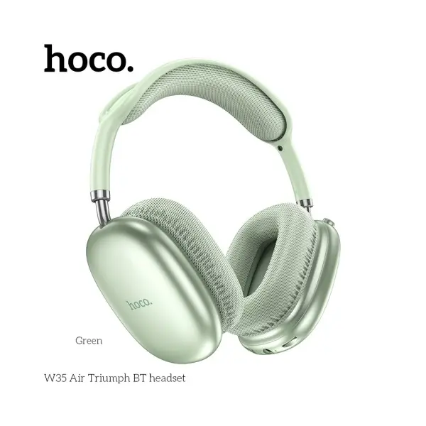 MR4_146158 Навушники накладні hoco w35 air triumph bt headset зелений 