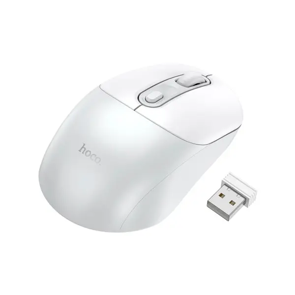 КОМПЮТЕРНА МИШКА HOCO GM28 2.4G BUSINESS WIRELESS MOUSE, БІЛИЙ