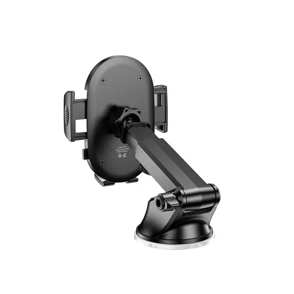 АВТОТРИМАЧ HOCO H54 BRUSCO ULTRA-THIN PUSH-TYPE CAR HOLDER, ЧОРНИЙ