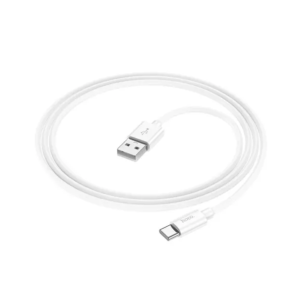 MR4_146024 Кабель hoco x87 magic silicone charging data cable для type-c 3a, 1m, білий 