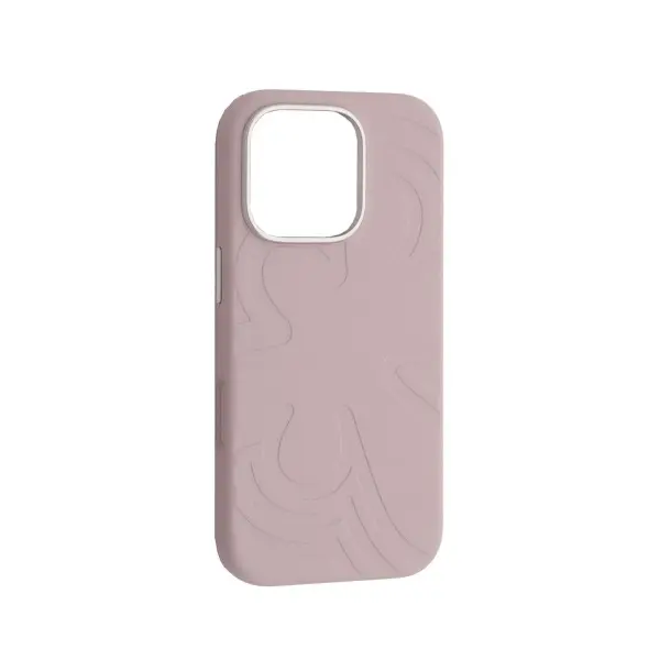 MR4_145870 Чохол flower liquid silicone case magsafe для iphone 16 pro max morandi пурпуровий 