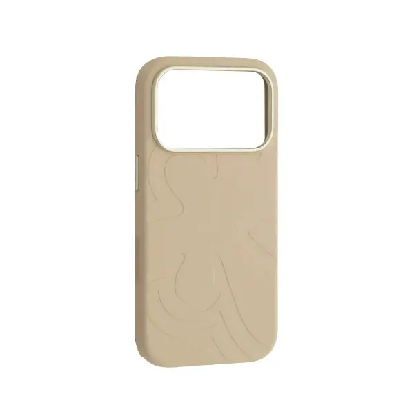 MR4_145885 Чохол flower liquid silicone case magsafe для iphone 17 pro antique, білий 