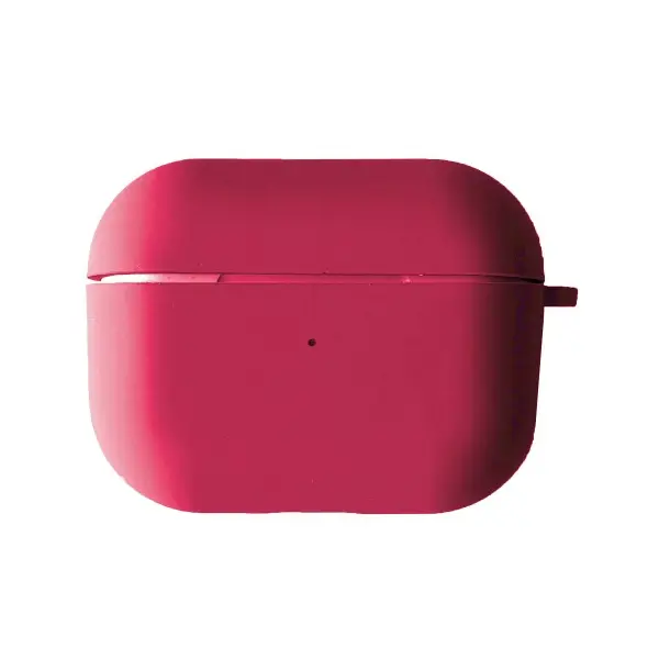 MR4_146302 Чохол для airpods pro silicone case, microfiber rose червоний 