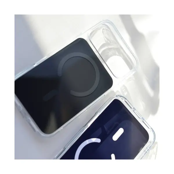 ЧОХОЛ CLEAR COLOR CASE MAGSAFE (PС+TPU) ДЛЯ IPHONE 17 PRO ПОМАРАНЧЕВИЙ