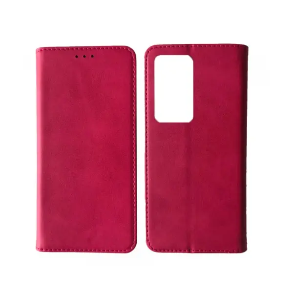 ЧОХОЛ-КНИЖКА BLACK TPU MAGNET ДЛЯ REDMI 15 5G (171MM) РОЖЕВИЙ