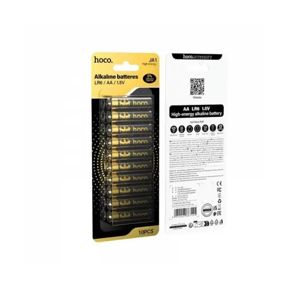 БАТАРЕЙКИ HOCO JA1 AA ALKALINE BATTERY LR6 (10PCS)
