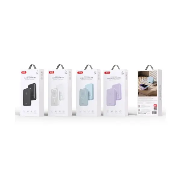 ЗОВНІШНІЙ АКУМУЛЯТОР POWER BANK XO PR231 MAGNETIC 15W WIRELESS CHARGING+PD20W 10 000MAH, ЧОРНИЙ