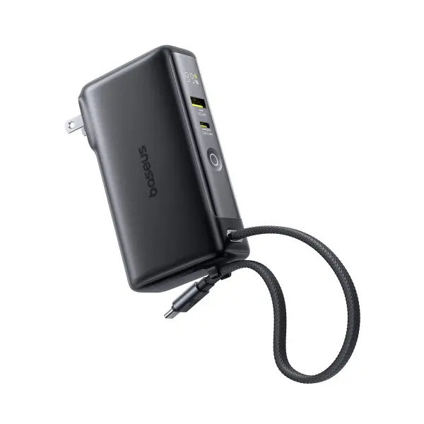 MR4_146284 Зовнішній акумулятор power bank baseus nomos nt11 omni charge digital display power bank 10 000mah 67w, чорний p10078807123-00 