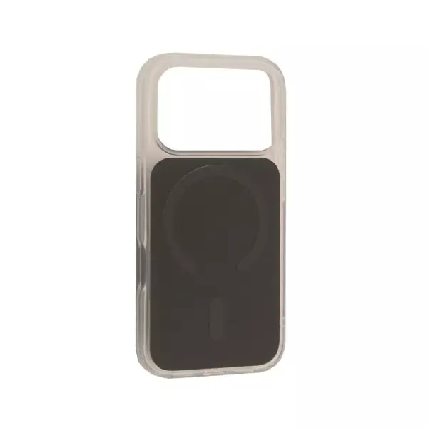 MR4_146328 Чохол clear color case magsafe (pс+tpu) для iphone 17 pro, чорний 